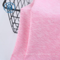 Trade assurance pink color cationic polyester interlock stretch fabric for dress